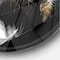 Designart - White and Gold Feathers On Triangular - Modern Metal Circle Wall Art